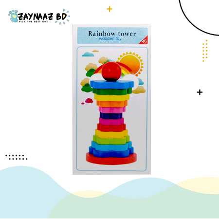 Wooden Rainbow Tower